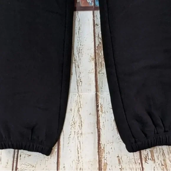 Treasure & Bond Boyfriend Sweatpants in Black-Women's-NWT - Picture 4 of 8